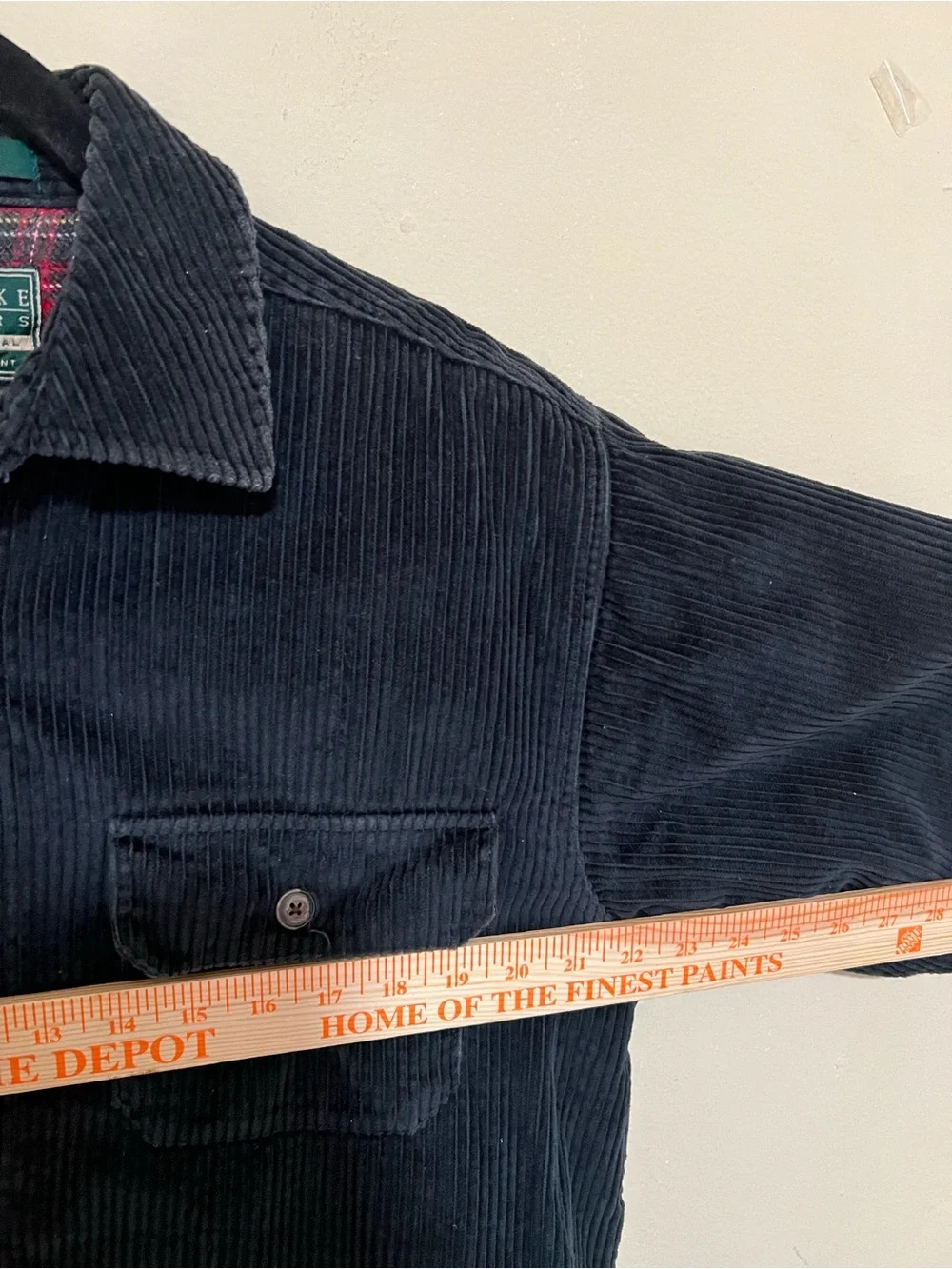 Claybrooke Vintage M Corduroy Flannel Lined Jacket Barn Outdoors Chore Cotton